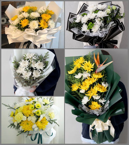 江苏南通启东市吕四港镇范龙村白事花束代送